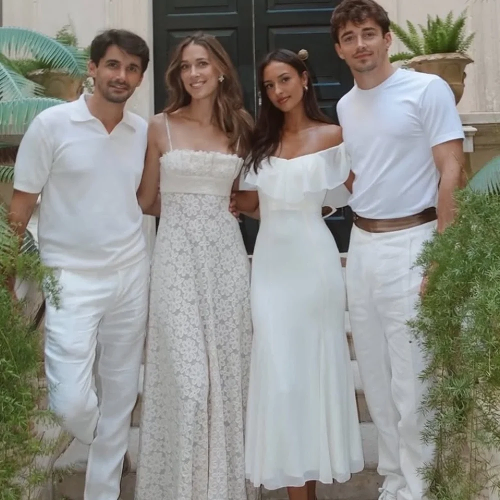 NWT Reformation Charee Ruffle Off Shoulder Short Sleeve Cape Midi Maxi Dress - Picture 9 of 14